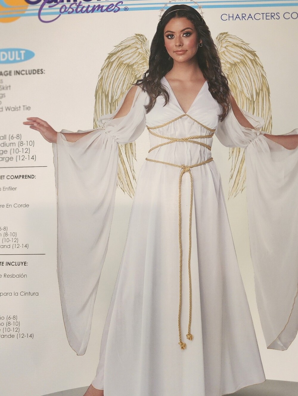 California Costumes White and Gold Angel Costume